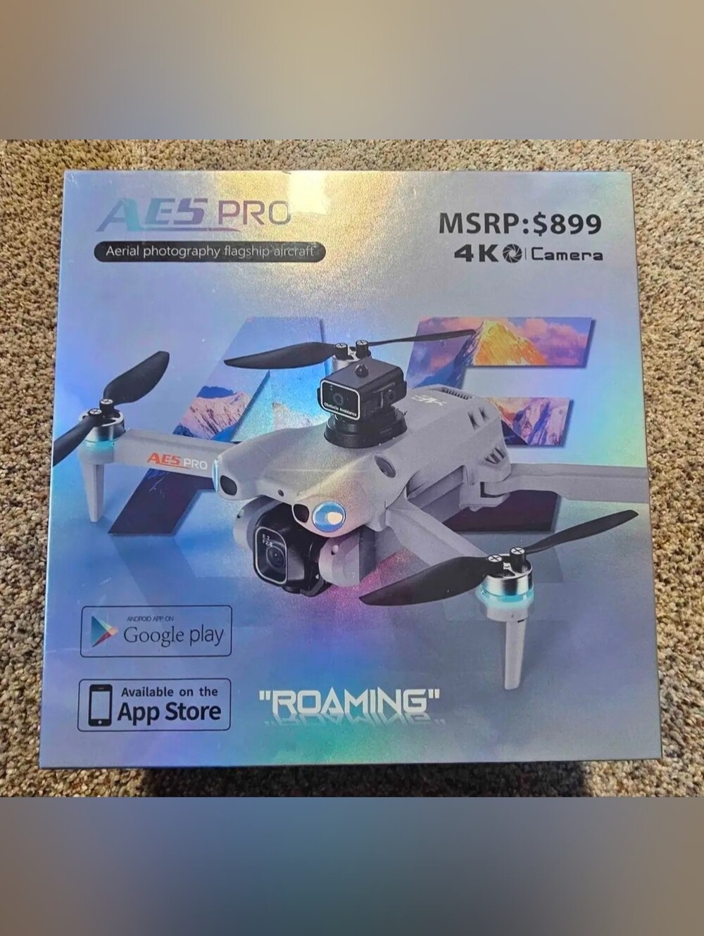 AE5 Pro Aerial Photography Drone – 4K HD Stabilized Camera